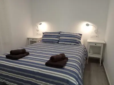 Cama o camas de una habitación en Las Olas 206