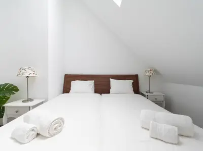 Cama o camas de una habitación en Leyre Mar Canteras by Canariasgetaway