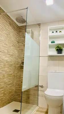 Un baño de Palm apartment