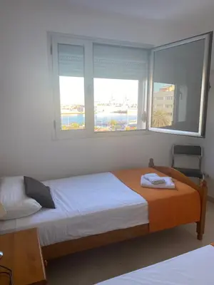 Cama o camas de una habitación en Pasarela Las Canteras - Playa Las Canteras