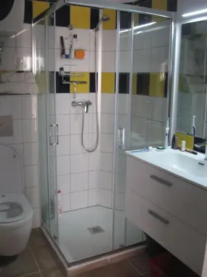 Un baño de Casa Danesa - Cityhouse at the Palm Tree