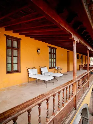 Un balcón o terraza de Hotel Rural Hacienda del Buen Suceso