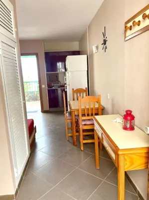 Una cocina o zona de cocina en Apartamento vista mar en Flamboyan - San Agustín