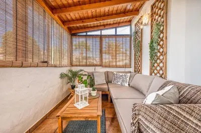 Zona de estar de Bungalow Canarios 1 ,Arguineguín