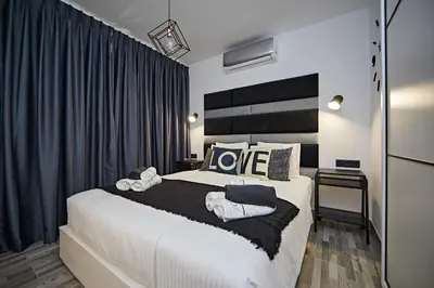 Cama o camas de una habitación en Apartamento Panda House