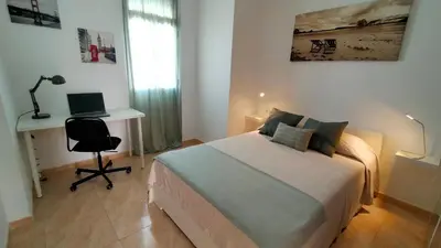 Cama o camas de una habitación en Amplio y Luminoso