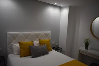 Cama o camas de una habitación en Strada-Beach Las Canteras
