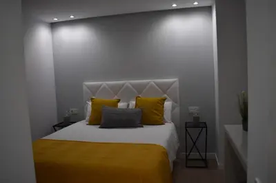 Cama o camas de una habitación en Strada-Beach Las Canteras