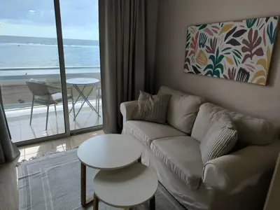 Zona de estar de El Rincón de Inés - Las Canteras Beachfront
