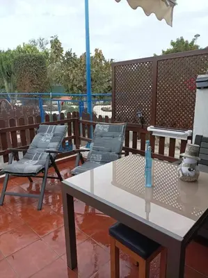 Un balcón o terraza de Apartamento situado en Maspalomas