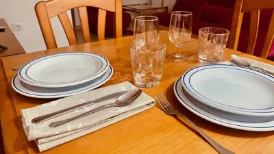 Bebidas en Comfortable flat close to the beach