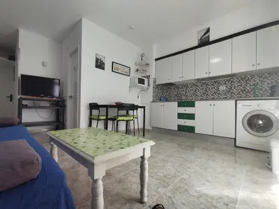 Una cocina o zona de cocina en Maspalomas dunes