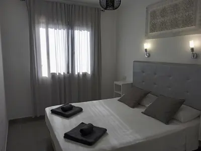 Cama o camas de una habitación en Apartamento Robi en Cumana II - Puerto Rico - Ap 508