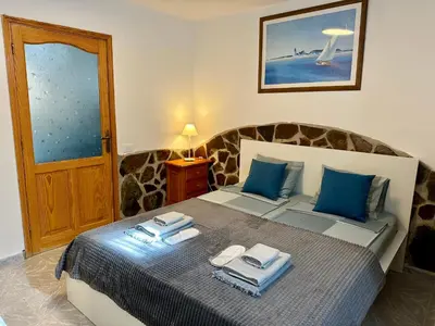 Cama o camas de una habitación en BellaVista DM private pool