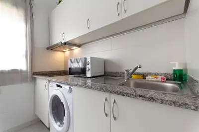 Una cocina o zona de cocina en Piso Reformado