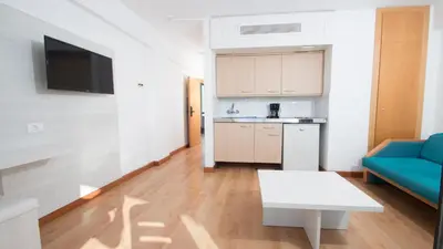 Una cocina o zona de cocina en Hotel Green Field