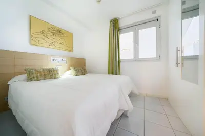 Cama o camas de una habitación en Servatur Riosol