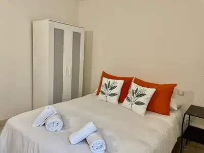 Cama o camas de una habitación en HomeForGuest Villa 5 in Salobre Golf with private pool, garden and great views