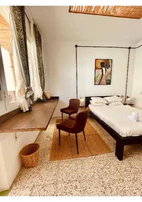 Cama o camas de una habitación en Jungle House