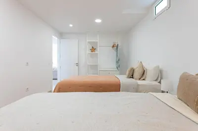 Cama o camas de una habitación en Sunset Dream Villa - San Agustín
