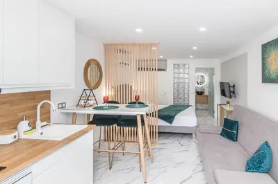 Zona de estar de LOFT ON THE BEACH
