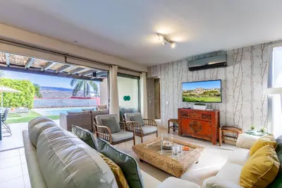Zona de estar de Holiday Home Jacana by VillaGranCanaria