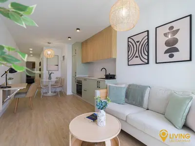 Una cocina o zona de cocina en Living Las Canteras Homes - BEACHFRONT IN STYLE