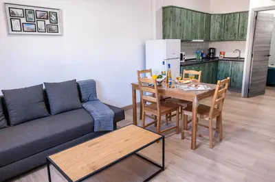 Una cocina o zona de cocina en Casa Andrea Doria Arinaga