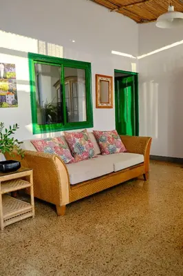 Zona de estar de Casa Luisa