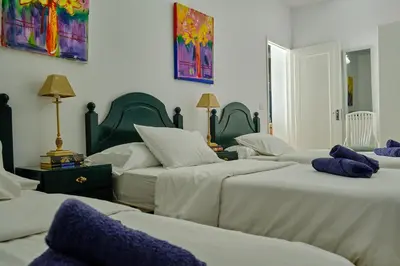 Cama o camas de una habitación en Casa Luisa