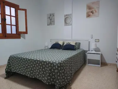 Cama o camas de una habitación en Casa La Palmera