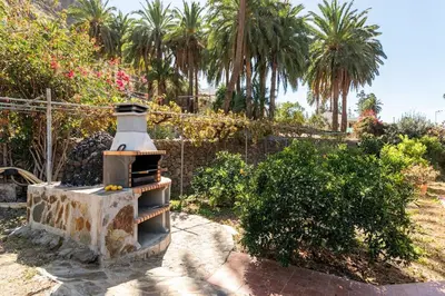 Jardín al aire libre en Casa Simón