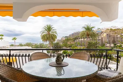 Un balcón o terraza de Apartamento en Aquamarina