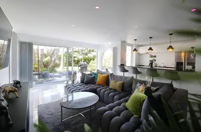 Zona de estar de Sun Club Luxus Bungalow Projecto 65