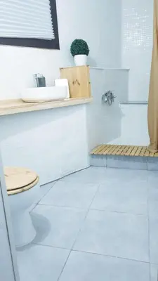 Un baño de La Pernocta