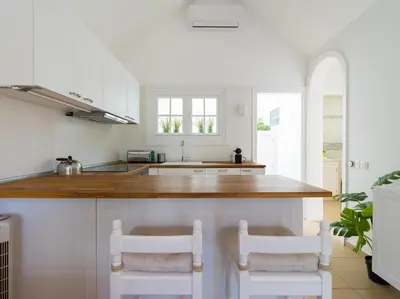 Una cocina o zona de cocina en Bungalow Tunos Maspalomas