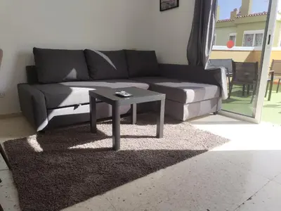 Zona de estar de Apartamento Sol A free parking air conditioning