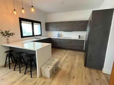 Una cocina o zona de cocina en Luxury Seaview Apartment Las Canteras