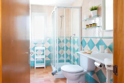 Un baño de Apartamento Maypa 1 Calma