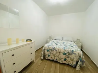 Cama o camas de una habitación en Casa Eloisita