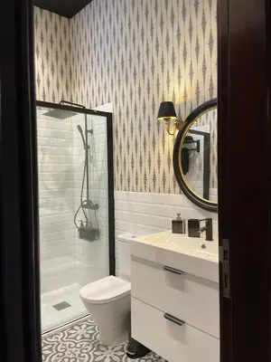 Un baño de Casa Colonial El Indiano