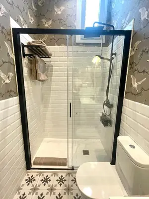 Un baño de Casa Colonial El Indiano