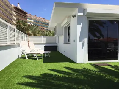 Jardín al aire libre en Sunset Dream Apartment - San Agustín