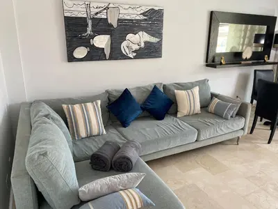 Zona de estar de Seaside Miramar
