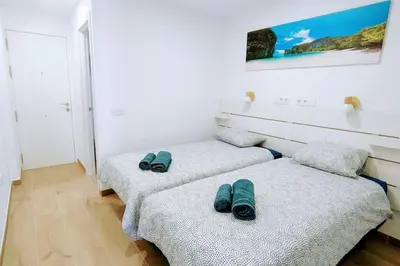 Cama o camas de una habitación en Caribe 530 by CASAS COCODRILO