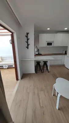 Una cocina o zona de cocina en Excelente Bungalow en Maspalomas