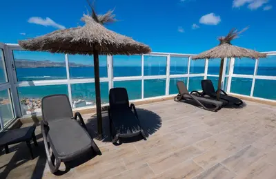 Paisaje cerca de este hotel