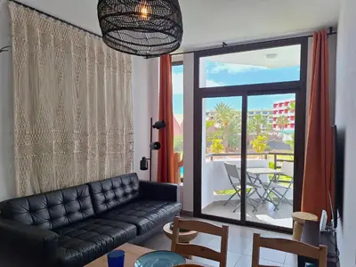Zona de estar de Stylish 2-Bedroom Apartment Yumbo