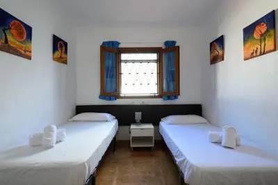 Cama o camas de una habitación en Private Chill-out Terrace Bungalow - Pool