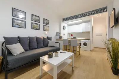 Zona de estar de Estudio en Playa de Las Canteras